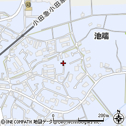 神奈川県伊勢原市池端466-17周辺の地図