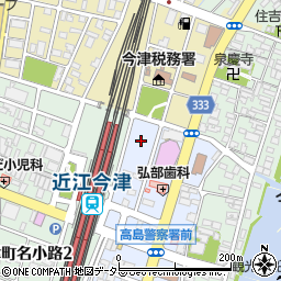 近江今津駅前第２駐車場周辺の地図