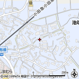 神奈川県伊勢原市池端458-14周辺の地図