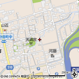 滋賀県長浜市口分田町860-7周辺の地図