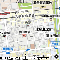 岐阜県各務原市那加元町周辺の地図