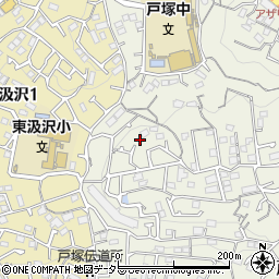 神奈川県横浜市戸塚区戸塚町4518-1周辺の地図