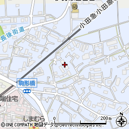 神奈川県伊勢原市池端510周辺の地図