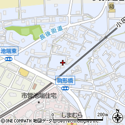神奈川県伊勢原市池端261周辺の地図