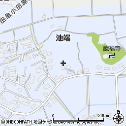 神奈川県伊勢原市池端731-2周辺の地図