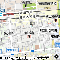 岐阜県各務原市那加元町4周辺の地図