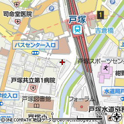 徳永薬局　戸塚店周辺の地図