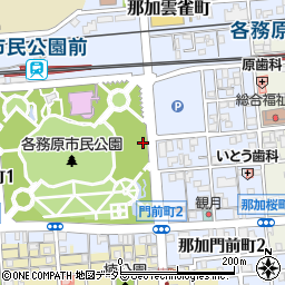 岐阜県各務原市那加門前町3丁目周辺の地図