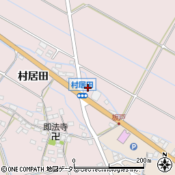 滋賀県米原市村居田156周辺の地図