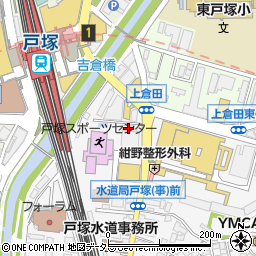 ガスト戸塚駅東口店周辺の地図