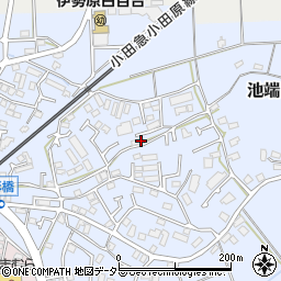 神奈川県伊勢原市池端494-1周辺の地図