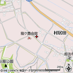 滋賀県米原市村居田800周辺の地図