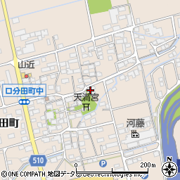 滋賀県長浜市口分田町712周辺の地図