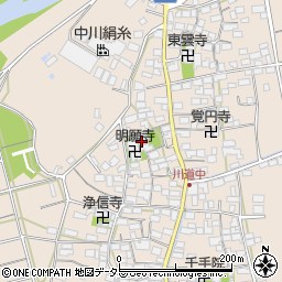 空念寺周辺の地図