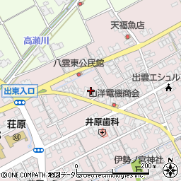 島根県出雲市斐川町荘原3050周辺の地図