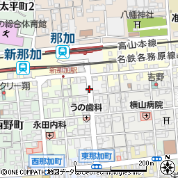岐阜県各務原市那加本町周辺の地図