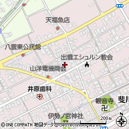 島根県出雲市斐川町荘原3061周辺の地図