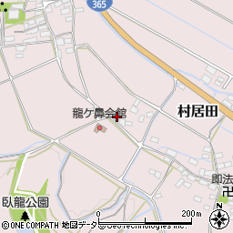 滋賀県米原市村居田802周辺の地図
