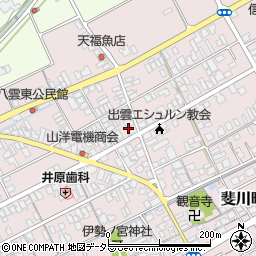 島根県出雲市斐川町荘原3063周辺の地図