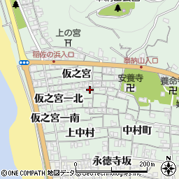 島根県出雲市大社町杵築北2798周辺の地図