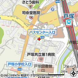 株式会社タウンハウジング　戸塚店周辺の地図