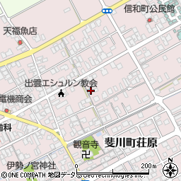 島根県出雲市斐川町荘原2958-22周辺の地図