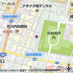岐阜県岐阜市加納西丸町周辺の地図