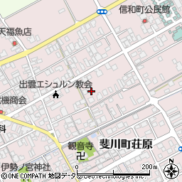 島根県出雲市斐川町荘原2958周辺の地図