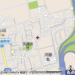 滋賀県長浜市口分田町698周辺の地図