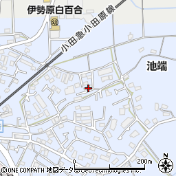 神奈川県伊勢原市池端495-1周辺の地図