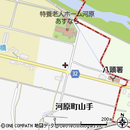 鳥取県鳥取市河原町山手56周辺の地図
