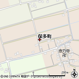 滋賀県長浜市保多町412周辺の地図