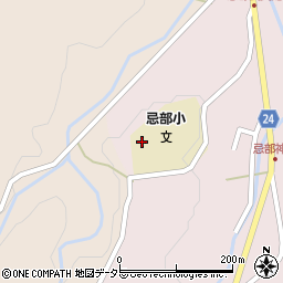 松江市立　忌部幼稚園周辺の地図