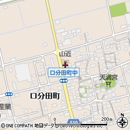 滋賀県長浜市口分田町770周辺の地図