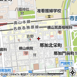 岐阜県各務原市那加元町57周辺の地図