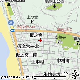 島根県出雲市大社町杵築北2836周辺の地図