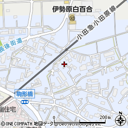神奈川県伊勢原市池端512-5周辺の地図