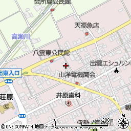 島根県出雲市斐川町荘原2303周辺の地図