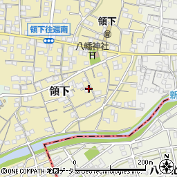 岐阜県岐阜市領下周辺の地図