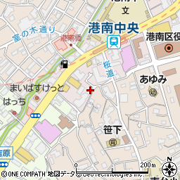 神奈川県横浜市港南区港南中央通8-16周辺の地図