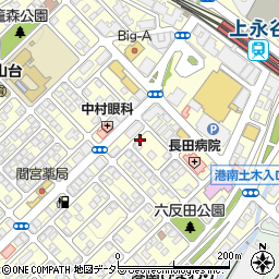 タイムズ上永谷第２１駐車場周辺の地図