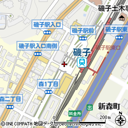磯子自転車等保管場所周辺の地図