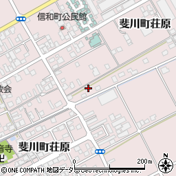 島根県出雲市斐川町荘原490-14周辺の地図