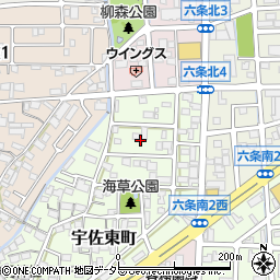 岐阜県岐阜市宇佐東町3周辺の地図