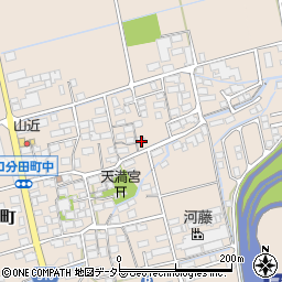 滋賀県長浜市口分田町702周辺の地図