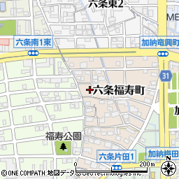 岐阜県岐阜市六条福寿町8-2周辺の地図