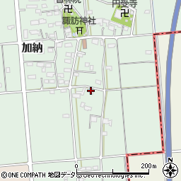 岐阜県安八郡神戸町加納306-2周辺の地図