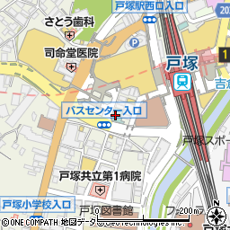 相鉄フレッサイン横浜戸塚周辺の地図