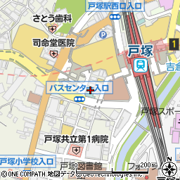 神奈川県横浜市戸塚区戸塚町16-8周辺の地図