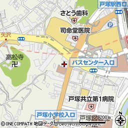 スルガ銀行横浜戸塚支店周辺の地図